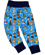 Load image into Gallery viewer, Blue Pup Boogie Ladies' Joggers and Jogger Shorts