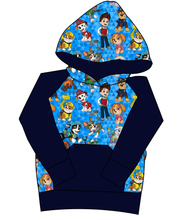 Load image into Gallery viewer, Blue Pup Boogie Mens' Hoodie
