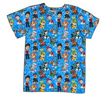 Load image into Gallery viewer, Blue Pup Boogie Mens' Tee