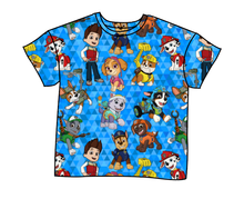 Load image into Gallery viewer, Blue Pup Boogie Oversized Tee