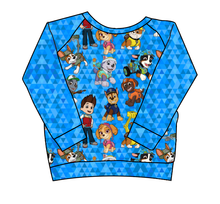 Load image into Gallery viewer, Blue Pup Boogie Classic Hoodie (or Crewneck)