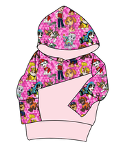 Load image into Gallery viewer, Pink Pup Boogie Grow With Me Hoodie (or Crewneck)