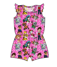Load image into Gallery viewer, Pink Pup Boogie Ivy Summer Romper