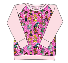 Load image into Gallery viewer, Pink Pup Boogie Ladies' Classic Crewneck