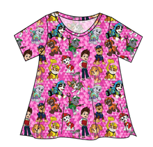 Load image into Gallery viewer, Pink Pup Boogie Ladies' Swing Tee