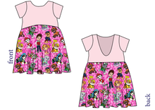 Load image into Gallery viewer, Pink Pup Boogie Low Back Dress