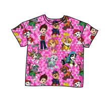 Load image into Gallery viewer, Pink Pup Boogie Oversized Tee