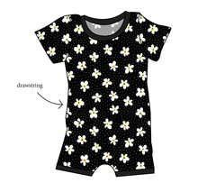 Load image into Gallery viewer, Daisy Dots Grow With Me Pants And Shorts Romper