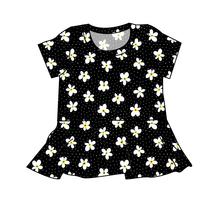 Load image into Gallery viewer, Daisy Dots Peplum Top