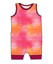 Load image into Gallery viewer, Sunset Watercolour Emmett Pants And Shorts T-Shirt Romper