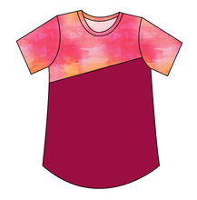 Load image into Gallery viewer, Sunset Watercolour Kids' Relaxed Tee