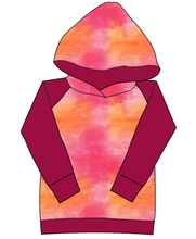 Load image into Gallery viewer, Sunset Watercolour Ladies Hoodie
