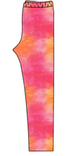 Load image into Gallery viewer, Sunset Watercolour Ladies' Lounge Leggings
