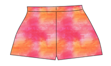 Load image into Gallery viewer, Sunset Watercolour Ladies' Lounge Shorts
