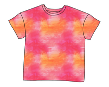 Load image into Gallery viewer, Sunset Watercolour Ladies' Oversized Tee