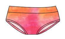Load image into Gallery viewer, Sunset Watercolour Ladies' Underwear