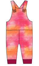 Load image into Gallery viewer, Sunset Watercolour Overalls and Shortalls