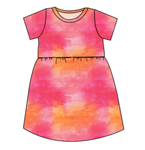 Load image into Gallery viewer, Sunset Watercolour Play Dress