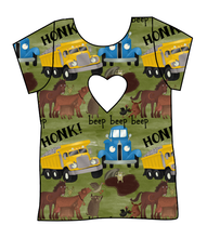 Load image into Gallery viewer, Blue Truck and Friends Cambria Heart Back Tee