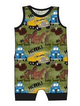 Load image into Gallery viewer, Blue Truck and Friends Emmett Pants And Shorts T-Shirt Romper