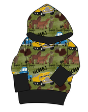 Load image into Gallery viewer, Blue Truck and Friends Grow With Me Hoodie (or Crewneck)