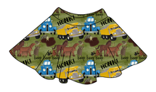 Load image into Gallery viewer, Blue Truck and Friends Ladies' Circle Skirt