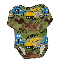 Load image into Gallery viewer, Blue Truck and Friends Lap Neck Bodysuit