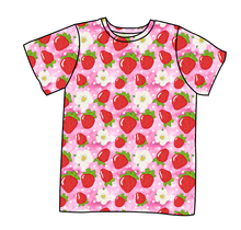 Load image into Gallery viewer, Strawberry Blossoms Basic Tee and Tank