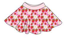 Load image into Gallery viewer, Strawberry Blossoms Circle Skirt