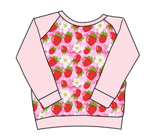 Load image into Gallery viewer, Strawberry Blossoms Classic Hoodie (or Crewneck)