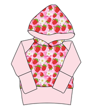Load image into Gallery viewer, Strawberry Blossoms Grow With Me Hoodie (or Crewneck)