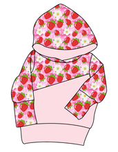 Load image into Gallery viewer, Strawberry Blossoms Grow With Me Hoodie (or Crewneck)