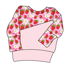 Load image into Gallery viewer, Strawberry Blossoms Grow With Me Hoodie (or Crewneck)