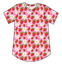 Load image into Gallery viewer, Strawberry Blossoms Kids' Relaxed Tee