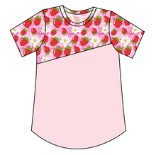 Load image into Gallery viewer, Strawberry Blossoms Kids' Relaxed Tee