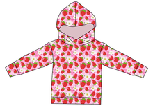 Load image into Gallery viewer, Strawberry Blossoms Ladies Oversized Hoodie