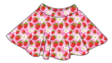 Load image into Gallery viewer, Strawberry Blossoms Ladies' Circle Skirt