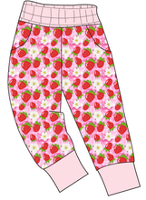 Load image into Gallery viewer, Strawberry Blossoms Mens' Joggers and Jogger Shorts