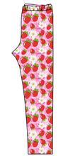 Load image into Gallery viewer, Strawberry Blossoms Ladies' Lounge Leggings
