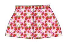 Load image into Gallery viewer, Strawberry Blossoms Ladies' Lounge Shorts