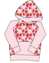 Load image into Gallery viewer, Strawberry Blossoms Mens' Hoodie