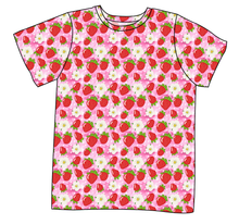 Load image into Gallery viewer, Strawberry Blossoms Mens' Tee