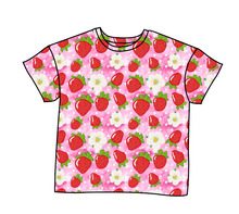 Load image into Gallery viewer, Strawberry Blossoms Oversized Tee