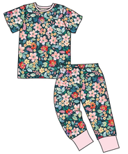 Load image into Gallery viewer, Ethereal Floral Basic Loungewear Set