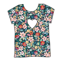 Load image into Gallery viewer, Ethereal Floral Cambria Heart Back Tee