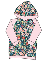 Load image into Gallery viewer, Ethereal Floral Classic Hoodie (or Crewneck)