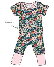 Load image into Gallery viewer, Ethereal Floral Grow With Me Pants And Shorts Romper