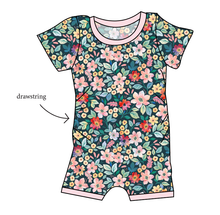 Load image into Gallery viewer, Ethereal Floral Grow With Me Pants And Shorts Romper