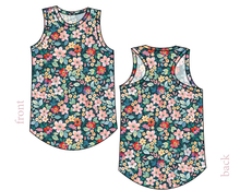 Load image into Gallery viewer, Ethereal Floral Ladies' Summer Tank