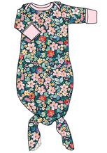 Load image into Gallery viewer, Ethereal Floral Newborn Knotted Gown